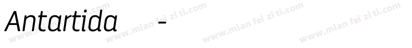 Antartida 字体下载字体转换